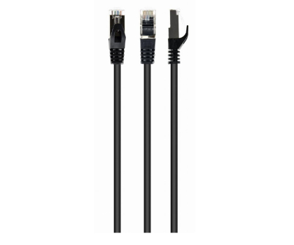 Gembird RJ-45/RJ-45, kat.6A, S/FTP, czarny, 3m